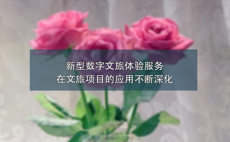 新型数字文旅体验服务在文旅项目的应用不断深化 新型数字文旅体验服务在文旅项目的应用不断深化g